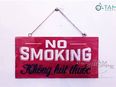Bảng treo No Smoking số 8